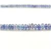 Image 5 : TANZANITE FACETED ROUND BEADS NECKLACE