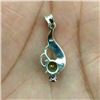 Image 3 : PERIDOT , GARNET GEMSTONE 92.5 STERLING SILVER HANDMADE PENDANT
