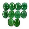Image 1 : Natural Emerald 8x6 MM Oval Cut Green Loose Untreated Gemstone 20 Pieces Lot