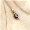 Image 2 : NATURAL TOURMALINE GEMSTONE 14 KT YELLOW GOLD HANDMADE PENDANT JEWELRY 2.60 Cts