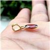 Image 3 : NATURAL TOURMALINE GEMSTONE 14 KT YELLOW GOLD HANDMADE PENDANT JEWELRY 2.60 Cts