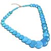 Image 2 : TURQUOISE GEMSTONE NECKLACE JEWELRY