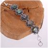 Image 2 : ABALONE SHELL GEMSTONE SILVER PLATED HANDMADE BRACELET