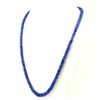 Image 2 : TANZANITE PLAIN ROUND BEADS NECKLACE 150 CTS
