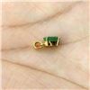 Image 4 : NATURAL GREEN EMERALD GEMSTONE 14 KT YELLOW GOLD HANDMADE PENDANT JEWELRY 2.75CT