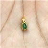 Image 5 : NATURAL GREEN EMERALD GEMSTONE 14 KT YELLOW GOLD HANDMADE PENDANT JEWELRY 2.75CT