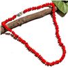 Image 1 : NATURAL RED CORAL GEMSTONE NECKLACE