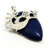 Image 3 : LAPIS LAZULI GEMSTONE ANTIQUE DESIGN PENDANT