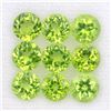 Image 1 : Peridot Gemstone 6x6mm Round Cut Loose 15 Pieces Lot