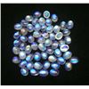 Image 3 : BLUE FIRE RAINBOW MOONSTONE 9X7 MM OVAL CABOCHON LOOSE GEMSTONE 50 PIECES LOT