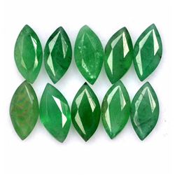 Natural Emerald 3.5x7 MM Marquise Cut Green Loose Gemstone 100 Pieces Lot