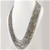 Image 3 : FLASHY LABRADORITE FACETED BEADS NECKLACE 282 CT, 7 STRAND