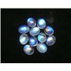 Image 1 : BLUE FIRE RAINBOW MOONSTONE 10X8 MM OVAL CABOCHON LOOSE GEMSTONE 50 PIECES LOT