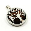 Image 3 : TIGER'S EYE GEMSTONE TREE OF LIFE DESIGN PENDANT