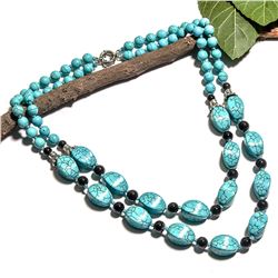 TURQUOISE GEMSTONE NECKLACE JEWELRY