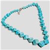 Image 2 : TURQUOISE GEMSTONE NECKLACE JEWELRY