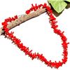 Image 1 : NATURAL RED CORAL GEMSTONE NECKLACE