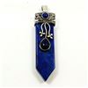 Image 2 : LAPIS LAZULI GEMSTONE ANTIQUE DESIGN PENDANT
