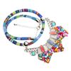 Image 1 : Multicolored Gemstone Silver Plated Necklace