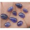 Image 1 : Tanzanite Gemstone Mix Cabochon Loose 9 Pieces Lot