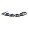 Image 3 : LAPIS LAZULI GEMSTONE SILVER PLATED BRACELET