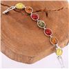 Image 2 : BALTIC AMBER GEMSTONE SILVER PLATED HANDMADE BRACELET