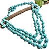 Image 1 : TURQUOISE GEMSTONE NECKLACE JEWELRY