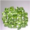 Image 3 : Peridot 7x7mm Cushion Cut Loose Gemstone 5 Pieces Lot