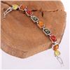 Image 1 : BALTIC AMBER GEMSTONE SILVER PLATED HANDMADE BRACELET