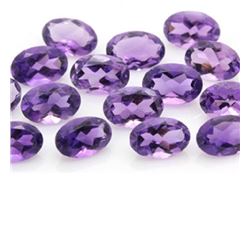 Amethyst Oval Cut 10x12mm Loose Gemstone 25 Pieces Lot