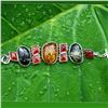 Image 2 : BALTIC AMBER GEMSTONE SILVER PLATED BRACELET