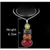 Image 6 : BALTIC AMBER GEMSTONE SILVER PLATED PENDANT JEWELRY