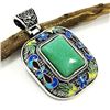 Image 1 : JADEITE GEMSTONE ANTIQUE DESIGN PENDANT