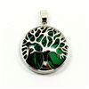 Image 2 : MALACHITE GEMSTONE TREE OF LIFE DESIGN PENDANT