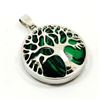 Image 3 : MALACHITE GEMSTONE TREE OF LIFE DESIGN PENDANT