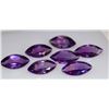 Image 2 : NATURAL PURPLE AMETHYST 6X12 MM MARQUISE CUT FACETED LOOSE GEMSTONE 25 PIECES LOT