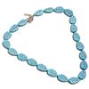 Image 2 : TURQUOISE GEMSTONE NECKLACE JEWELRY
