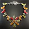 Image 2 : BALTIC AMBER GEMSTONE SILVER PLATED HANDMADE NECKLACE