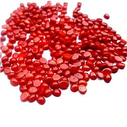 Natural Italian Red Coral 4x5mm Oval Cabochon Loose Gemstone 100 Pieces Lot