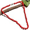 Image 1 : NATURAL RED CORAL GEMSTONE NECKLACE