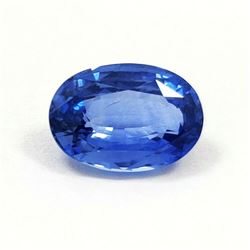 GJEPC Certified 7.10 ct. Blue Sapphire - SRI LANKA