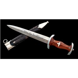 Late Nazi NSKK Dagger RZM