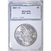 Image 1 : 1881-O MORGAN DOLLAR PCI CH/GEM BU