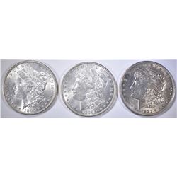 3-MORGAN DOLLARS: