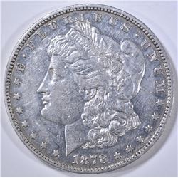 1878 7TF MORGAN DOLLAR, AU