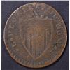 Image 2 : 1786 POST COLONIAL COPPER COIN, STRAIGHT PLOW
