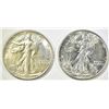 Image 1 : 2- 1944-S WALKING LIBERTY HALF DOLLARS