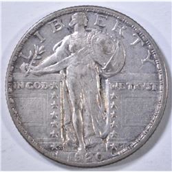 1920-S STANDING LIBERTY QUARTER  AU