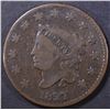 Image 1 : 1827 LARGE CENT  VG