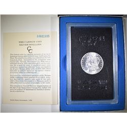 1884-CC MORGAN DOLLAR  GEM UNC